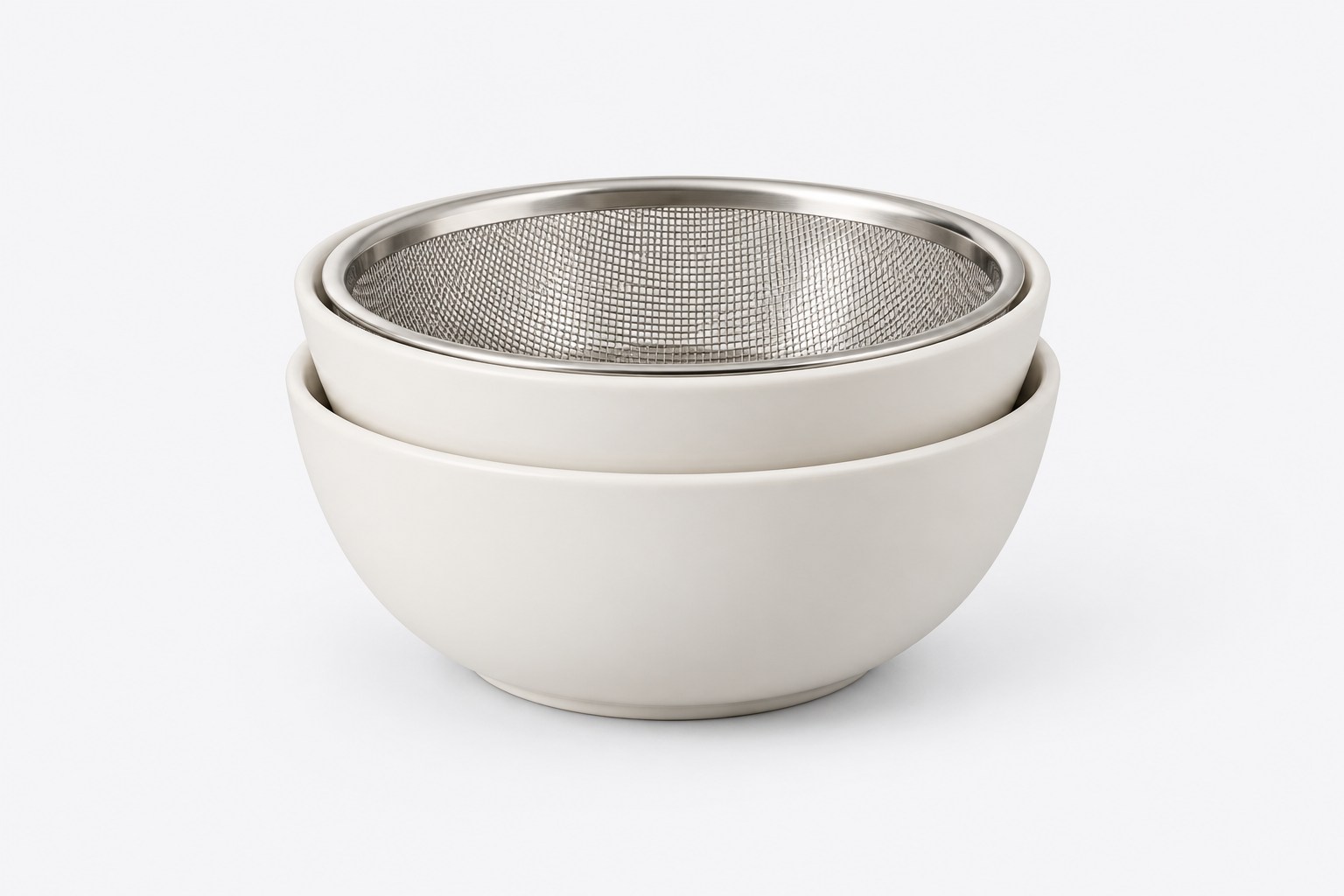 Aro Stackable Prep Bowl and Colander Set — design preview