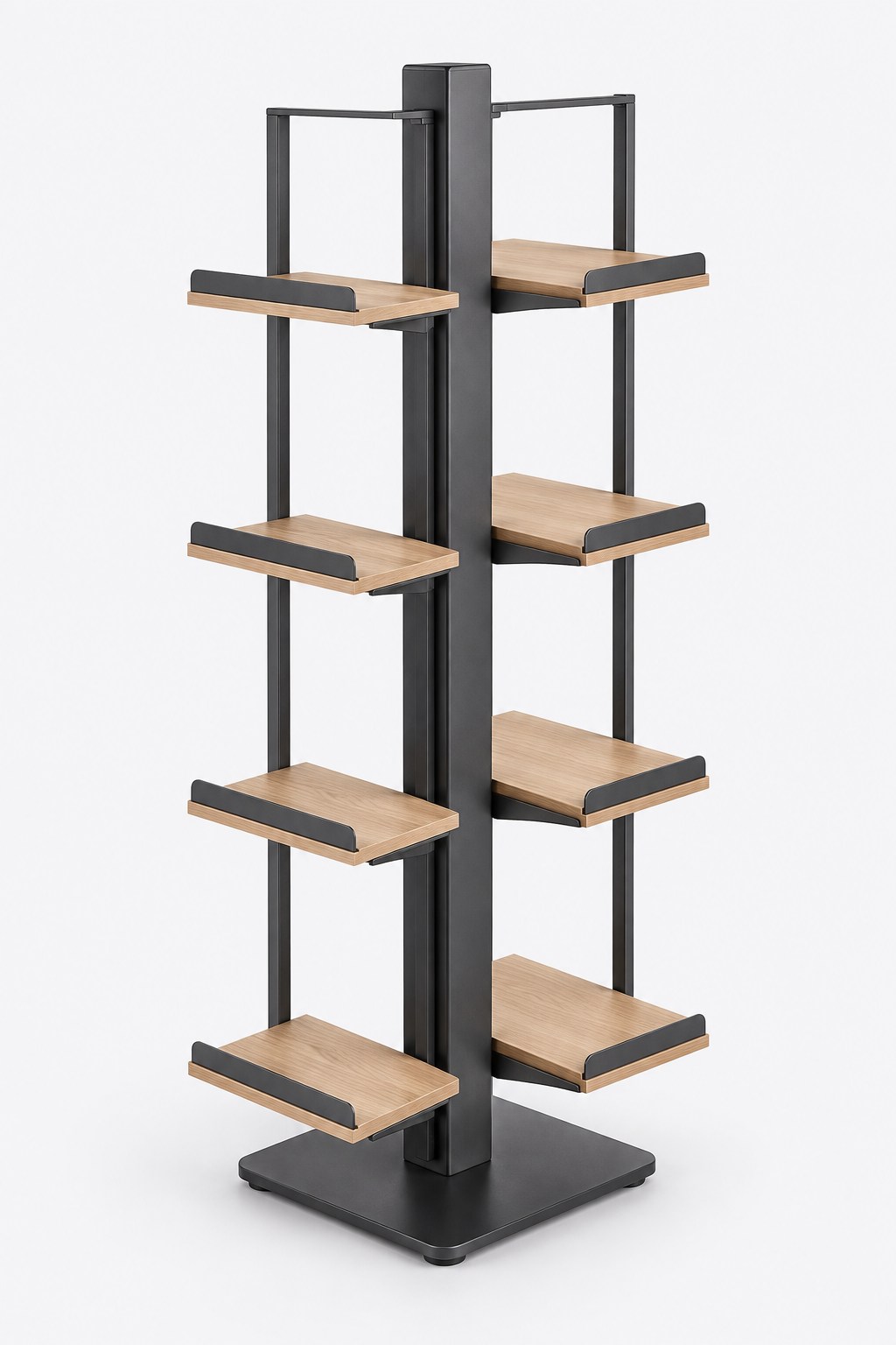 Riva Two-Sided Rotating Shoe Rack — design preview