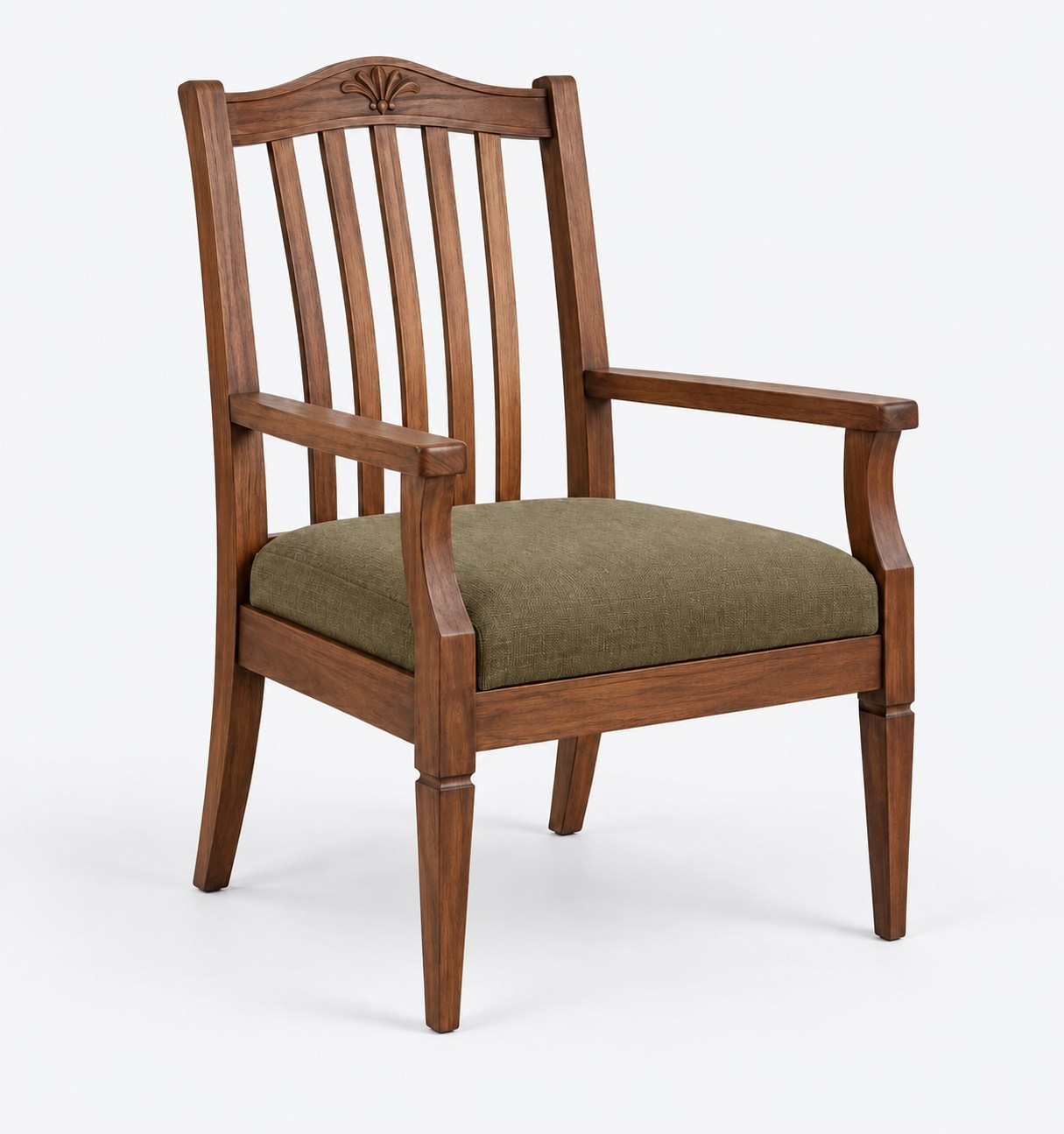 Mehrab Slatted Reading Armchair — design preview