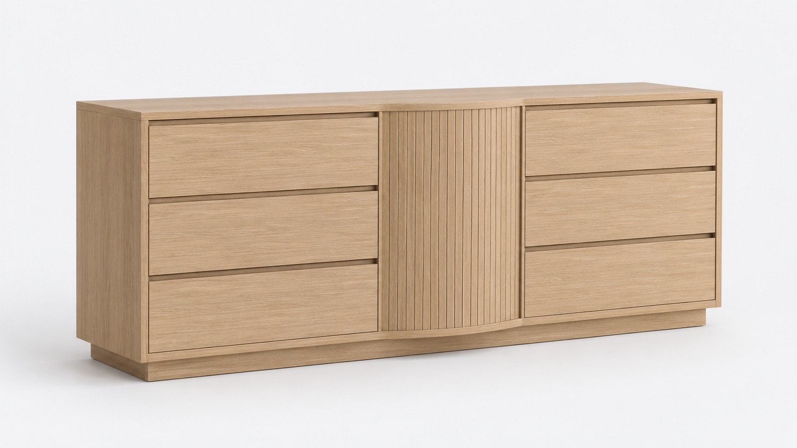 Nilofer Tambour Linen Dresser — design preview