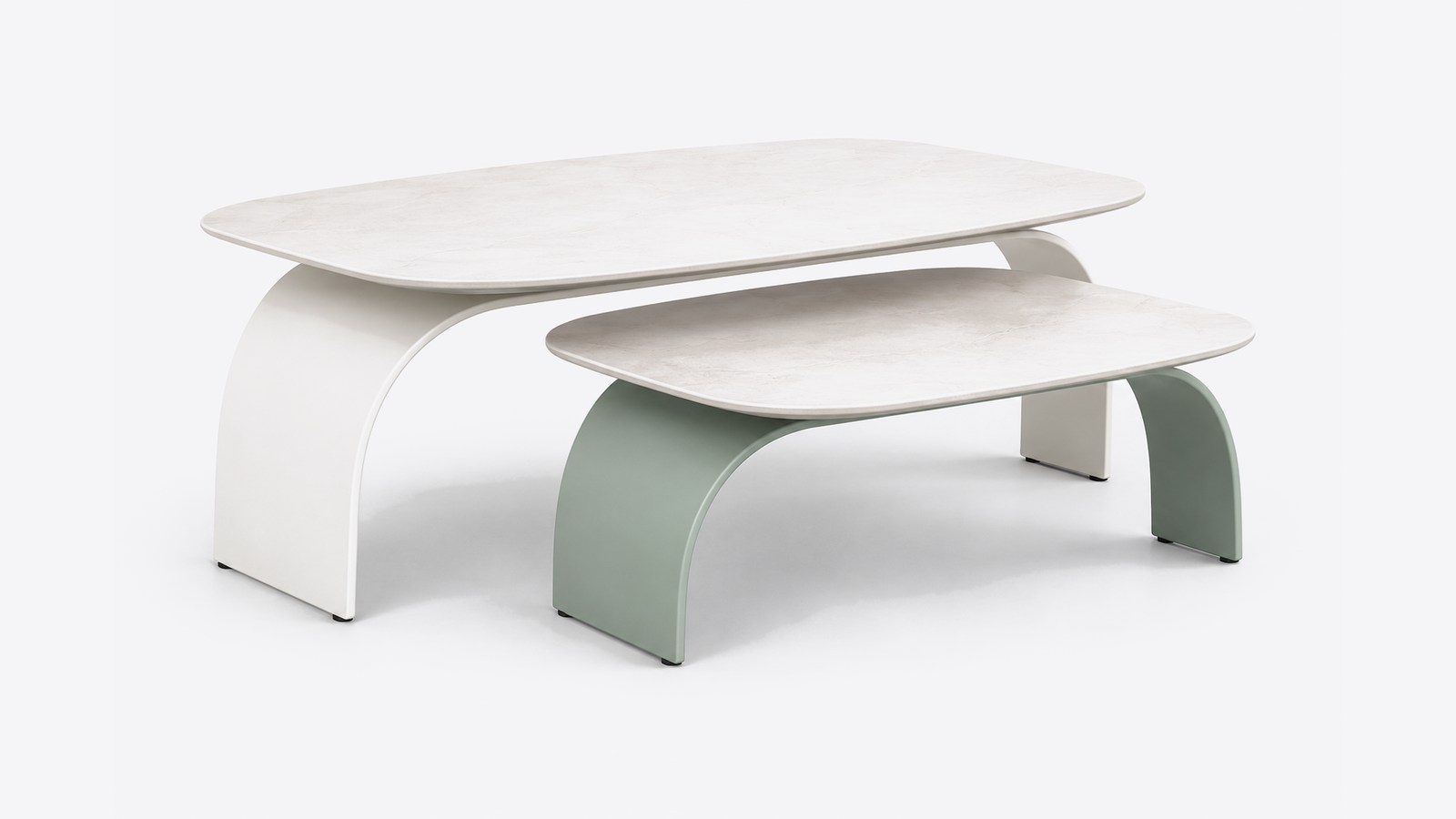 Chowk Nesting-Arc Coffee Tables — design preview