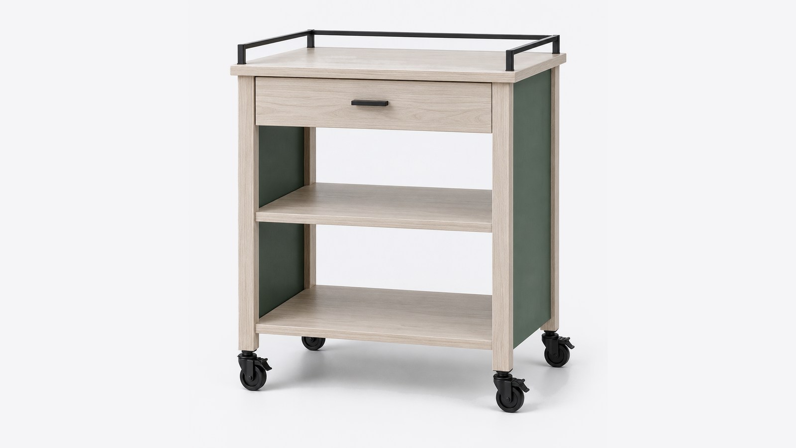 Mitti Two-Tone Kitchen Cart — design preview