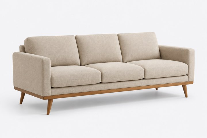 Aara Compact Apartment Sofa — design preview