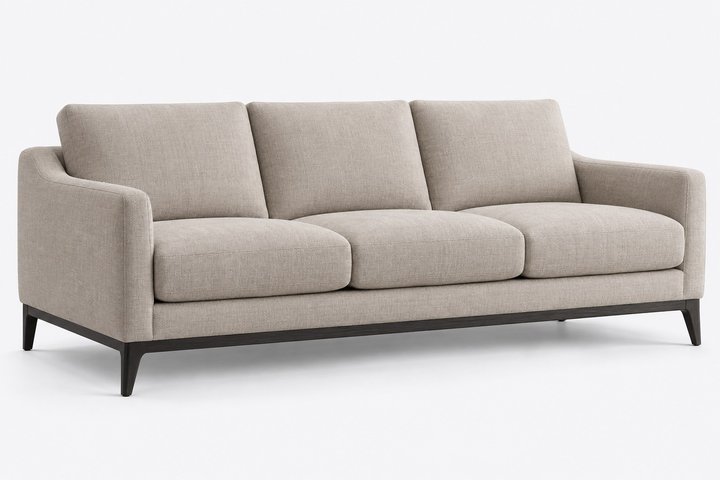 Kora Quiet Luxury 3-Seater Sofa — design preview