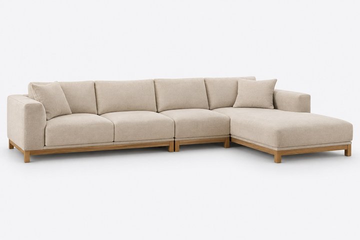 Kaia Modular 4-Piece Sectional — design preview