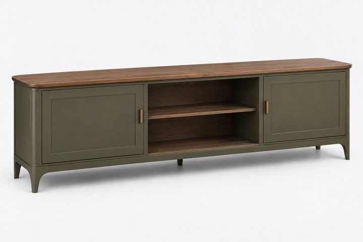 Safa Compact Console + Media Storage — design preview