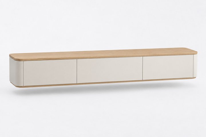 Vela Smart Floating TV Console — design preview