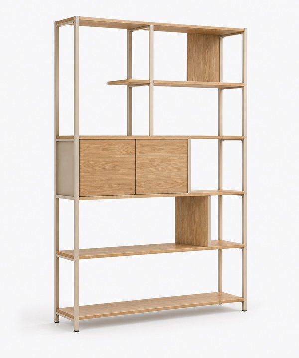 Mirae Modular Room Divider Shelf — design preview