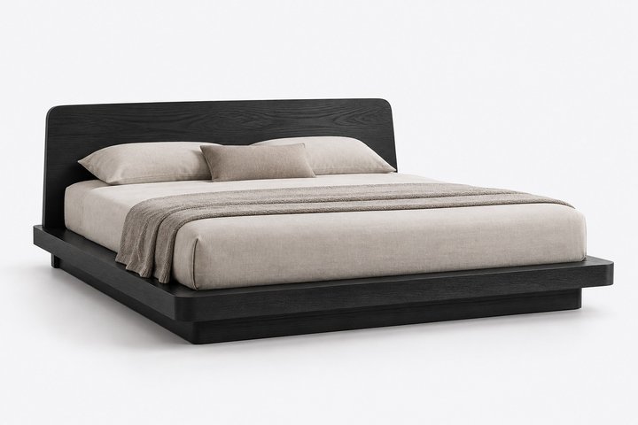 Aara Compact Low Profile Bed — design preview