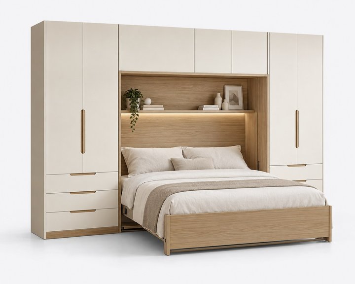 Nora Modular Wardrobe Bed Wall System — design preview