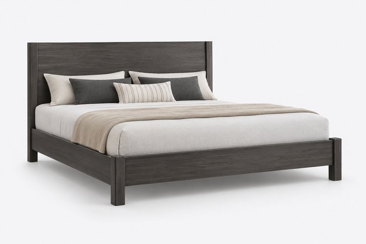 Kora Queen Platform Bed — design preview