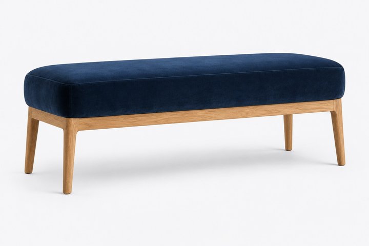 Zara Compact Accent Bench — design preview