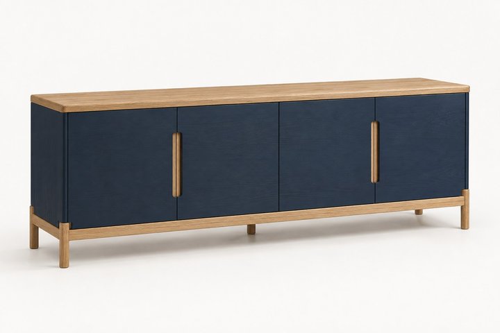 Sahil Japandi Credenza — design preview