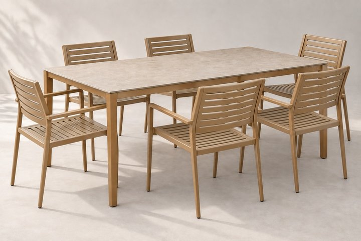 Lina Outdoor Dining Set — design preview