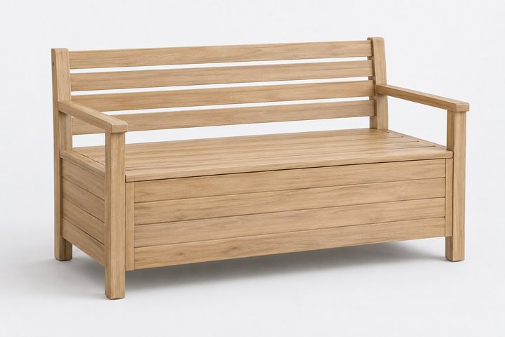 Nisa Outdoor Storage Bench — design preview