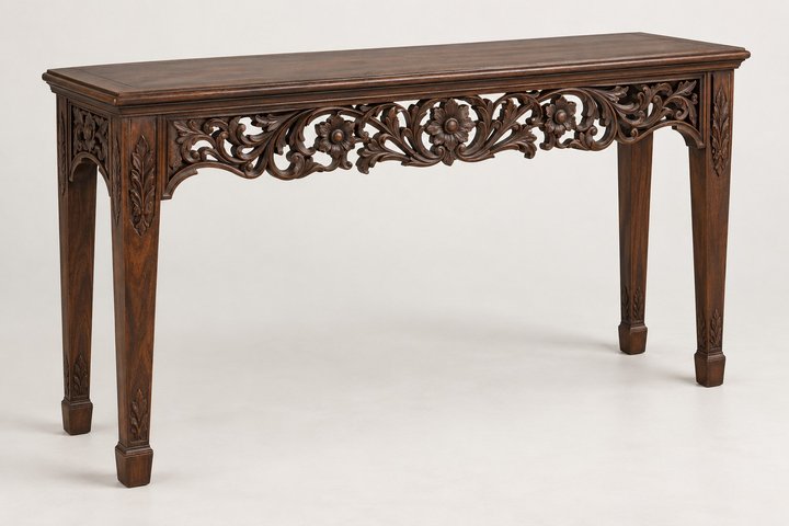 Raya Chinioti Carved Console — design preview