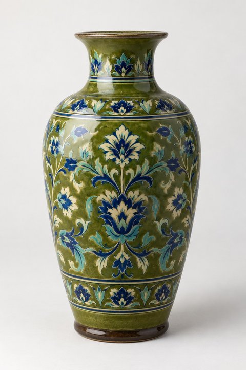 Naya Multani Blue Pottery Vase — design preview