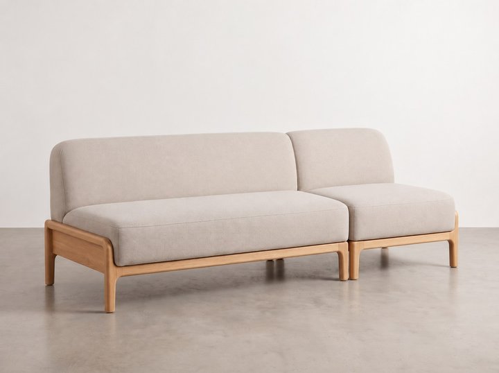 Arden Low-Back Conversation Sofa — design preview