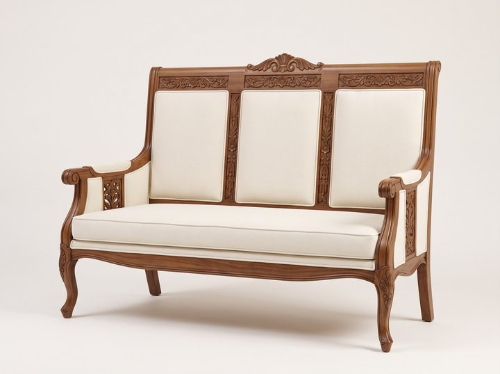 Ruhan Chinioti Carved Settee — design preview