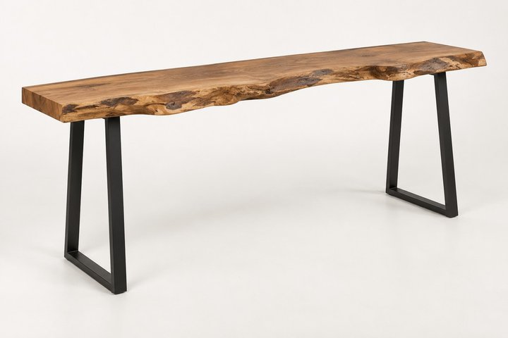 Tamarind Live-Edge Console — design preview