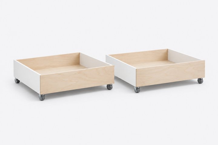 Mallow Underbed Drawer Pair — design preview