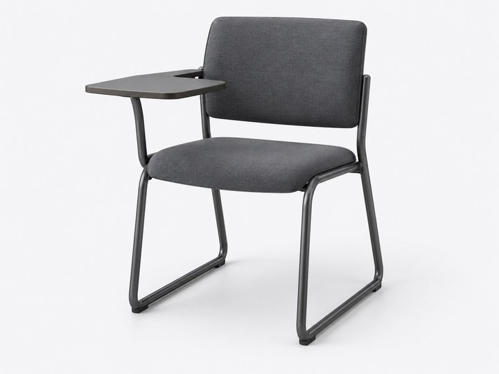 Milo Foldable Conference Chair with Tablet Arm — design preview