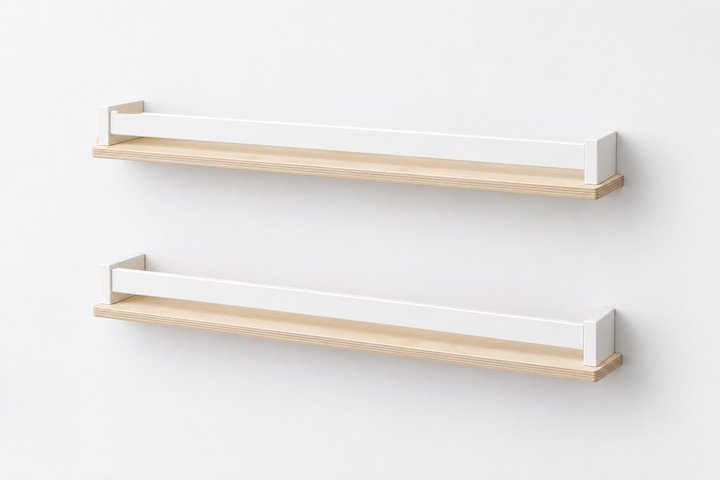 Rumi Kids Book Display Ledge Set — design preview