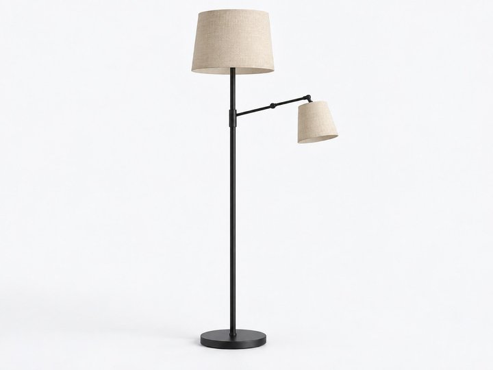 Aure Floor Lamp with Reading Arm — design preview
