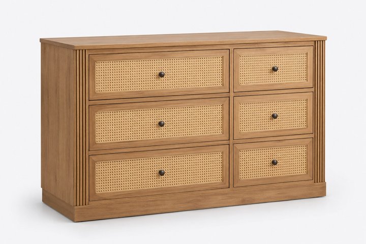 Gulzar Cane-Front Dresser — design preview