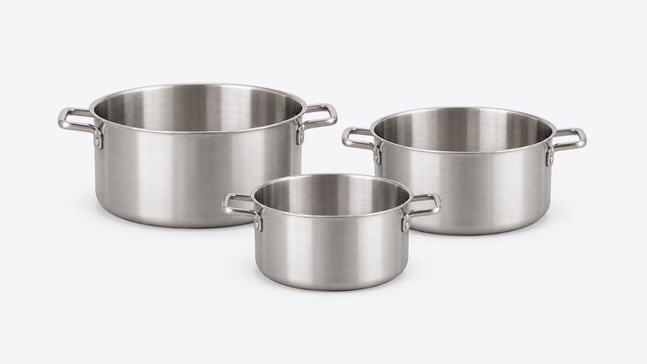 Tawa Nesting Cookware Trio — design preview