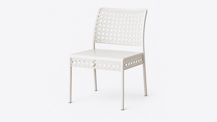 Dhoop Perforated Courtyard Chair — design preview