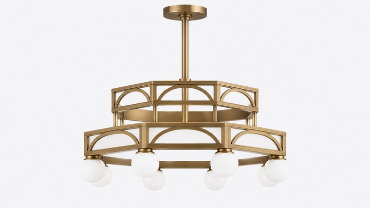 Sheesh Mahal Geometric Chandelier — design preview