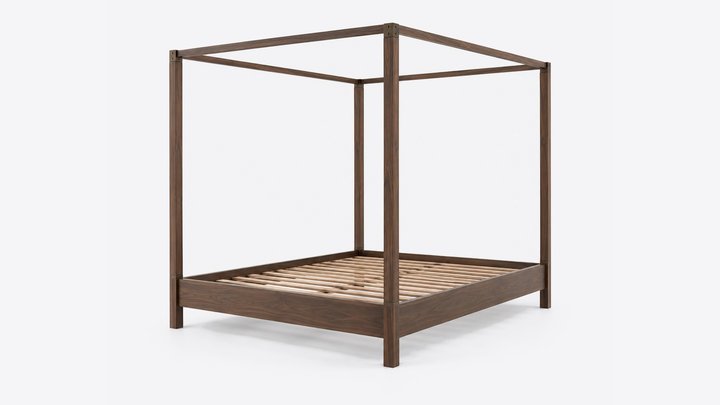 Raavi Canopy Platform Bed — design preview