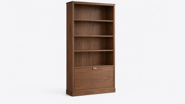 Dastoor Drop-Front Library Bookcase — design preview