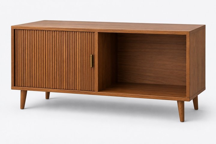 Maqbool Tambour File Credenza — design preview