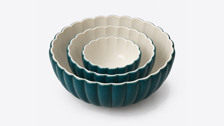 Katori Carved-Edge Serving Bowl Set — design preview
