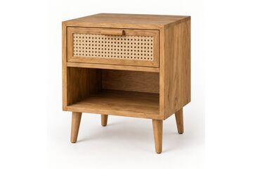 Ayla Cane-Front Nightstand — design preview