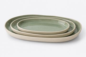 Lago Ceramic Serving Platter Set — design preview