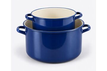 Raqs Enamel Stockpot Duo — design preview