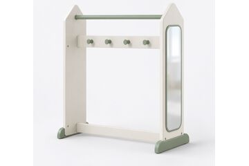 Nuri Kids Dress-Up Rail with Mirror — design preview