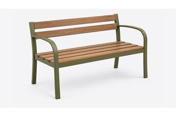 Kikar Twin-Rail Garden Bench — design preview