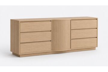 Nilofer Tambour Linen Dresser — design preview