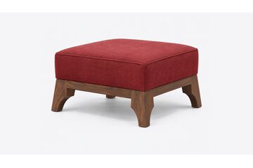 Mehrab Crescent-Leg Pouf Ottoman — design preview