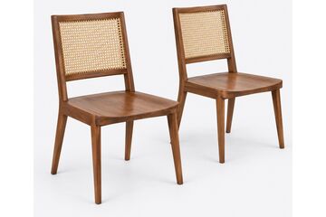 Gulzar Cane-Panel Dining Chair Pair — design preview