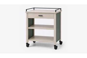 Mitti Two-Tone Kitchen Cart — design preview
