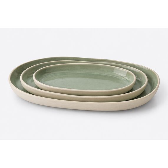 Lago Ceramic Serving Platter Set — design preview