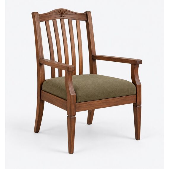 Mehrab Slatted Reading Armchair — design preview