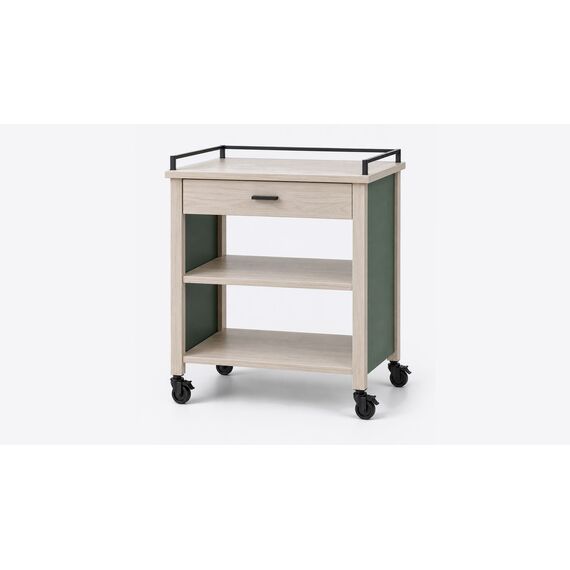 Mitti Two-Tone Kitchen Cart — design preview