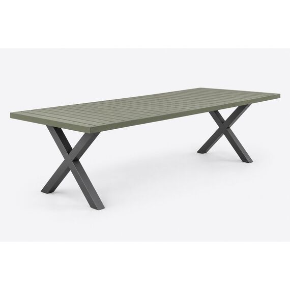 Barish Slatted Courtyard Dining Table — design preview