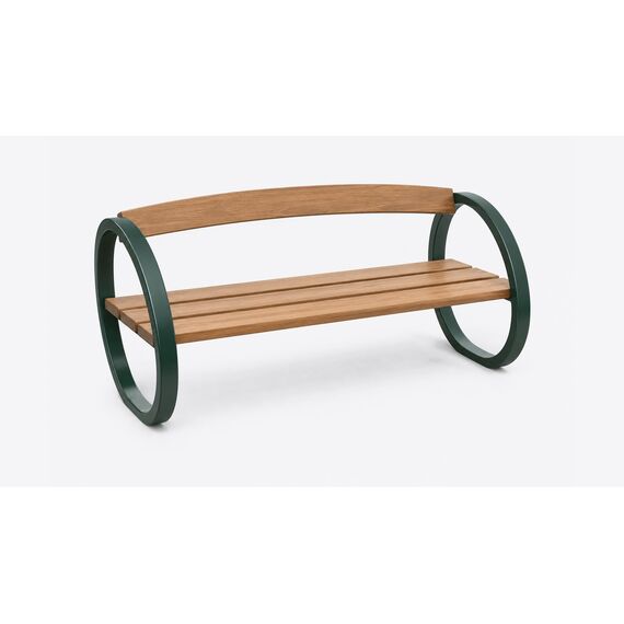 Barkat Loop-Frame Garden Bench — design preview